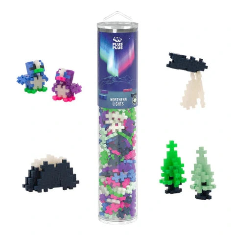 Plus-Plus Tube 240 Piece, Northern Lights - Treasure Island Toys
