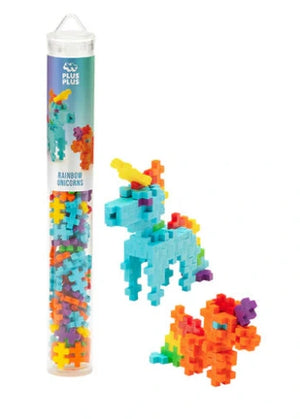 Plus-Plus Tube Rainbow Unicorns