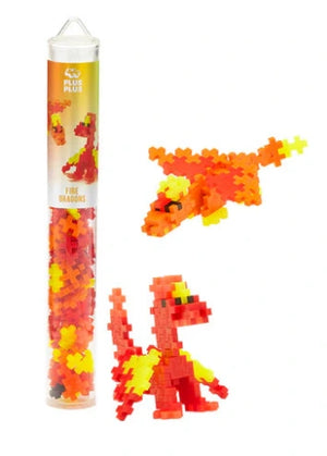 Plus-Plus Tube Fire Dragons