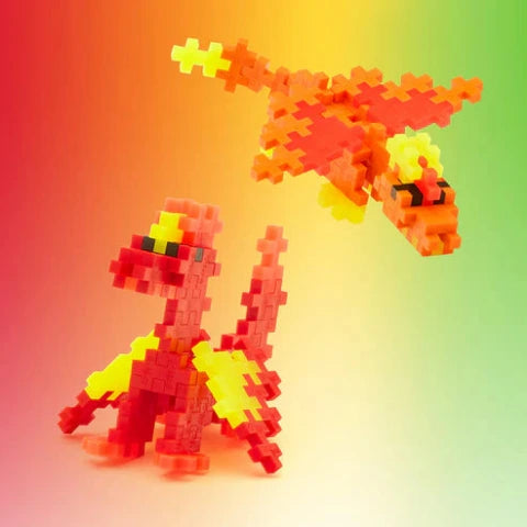 Plus-Plus Tube Fire Dragons