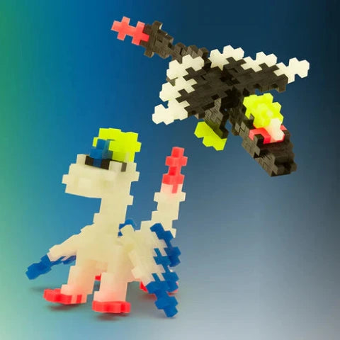 Plus-Plus Tube Glow Dragons - Treasure Island Toys