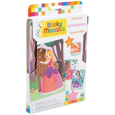 ORB Toys Sticky Mosaics Travel Princesses