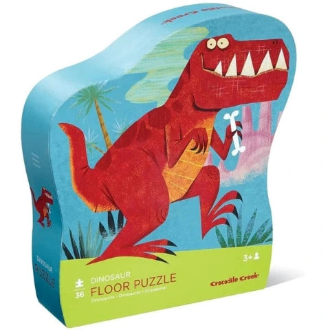 Crocodile Creek Puzzle Floor Dinosaur, 36 Piece - Treasure Island Toys