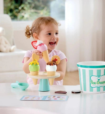 Hape Pretend Scoop & Serve Ice Cream Set - Treasure Island Toys