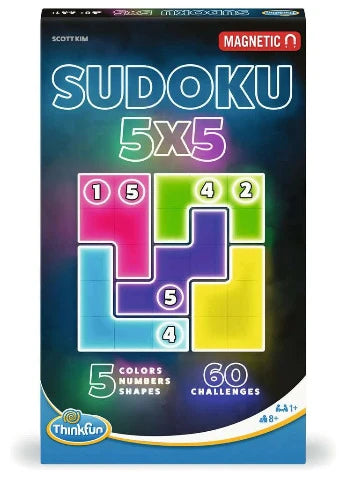 ThinkFun Sudoku 5 x 5 Magnetic Travel Puzzle - Treasure Island Toys