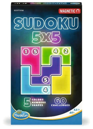 ThinkFun Sudoku 5 x 5 Magnetic Travel Puzzle