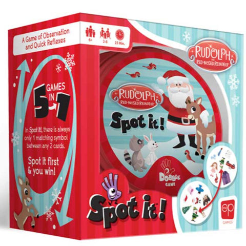 Spot It! Rudolph the Red-Nosed Reindeer - Treasure Island Toys