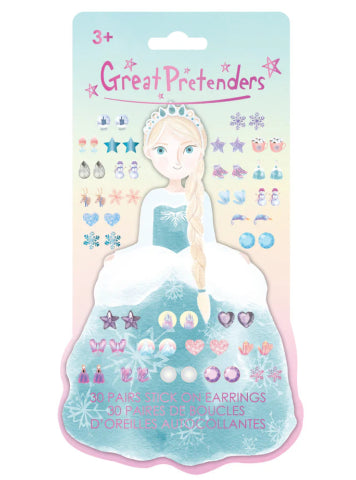 Great Pretenders Fashion - Frosty Sister Sticker Earrings - Treasure Island Toys