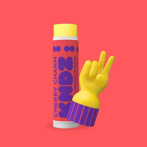 KNDZ Peace Cherry Charm Vegan Lip Balm