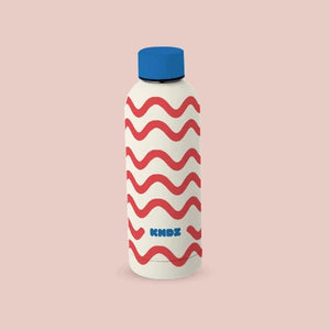 KNDZ Thermo Water Bottle Wavy Mood, 500 ml