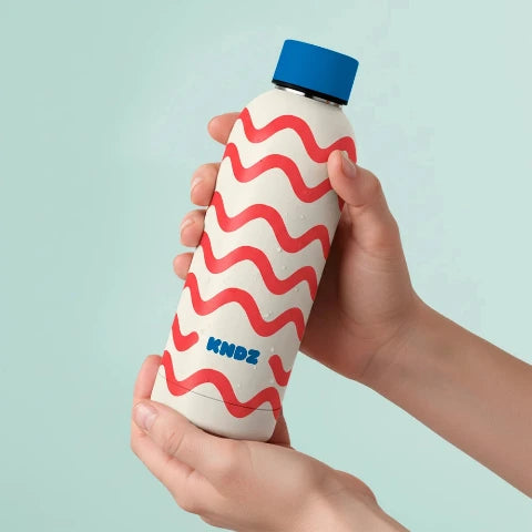 KNDZ Thermo Water Bottle Wavy Mood, 500 ml