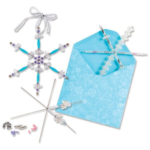 Creativity for Kids Holiday Make Your Own Beaded Snowflake Ornaments