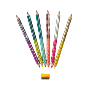 eeBoo Art - Our Planets 6 Jumbo Colour Pencils - Treasure Island Toys