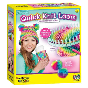 Creativity for Kids Quick Knit Loom - Treasure Island Toys