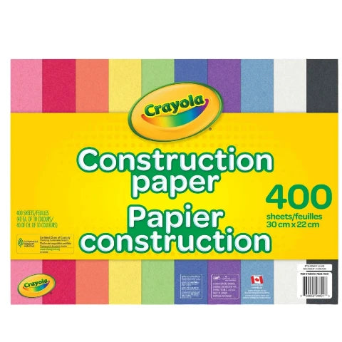 Crayola Paper Construction Pad 400 Sheets - Treasure Island Toys