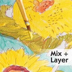 Faber-Castell Red Box Paint by Number Museum Series Sunflowers