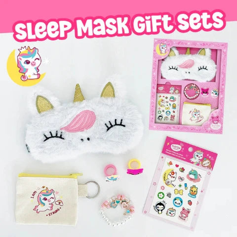 Suyon Sleep Mask Set - Pink Unicorn - Treasure Island Toys