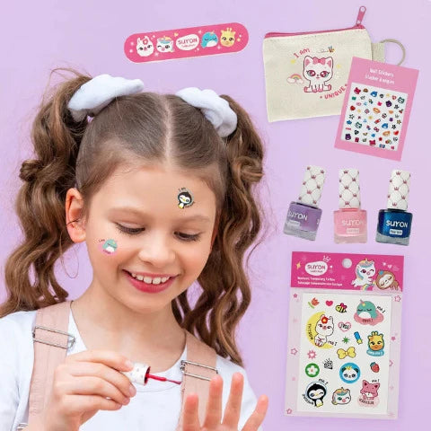 Suyon Complete Nail Kit - Pink - Treasure Island Toys