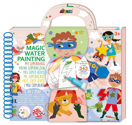 Avenir Magic Water Painting My Superheroes - Treasure Island Toys