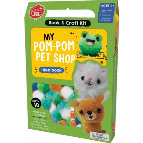 Klutz Jr. PomPom Pet Shop - Treasure Island Toys
