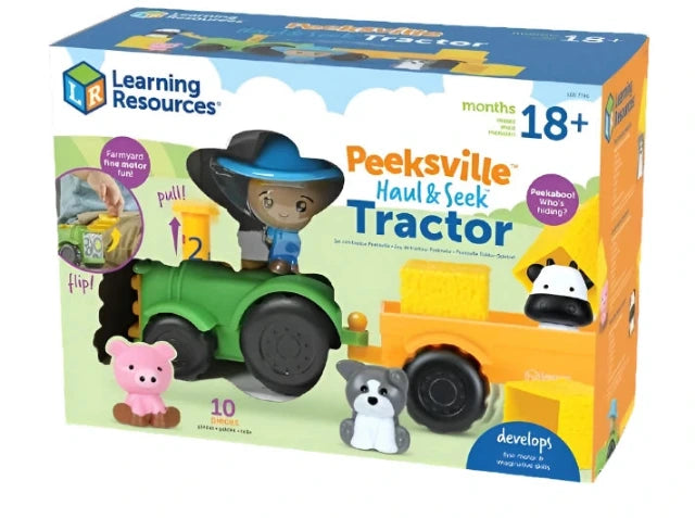 Learning Resources Peeksville Haul & Seek Tractor