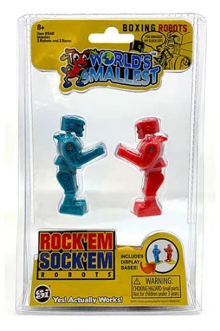 World's Smallest Rock'Em Sock'Em Robots