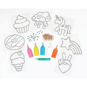 Creativity for Kids Rainbow Sprinkles Easy Sparkle Window Art - Treasure Island Toys