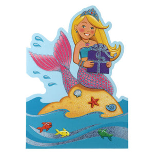 Greeting Card Birthday - Mermaid Card - Treasure Island Toys