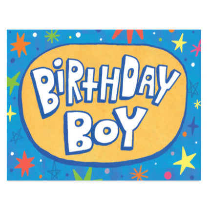 Greeting Card Enclosure - Birthday Boy