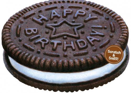 Greeting Card Birthday - Scratch N' Sniff Chocolate Cookie