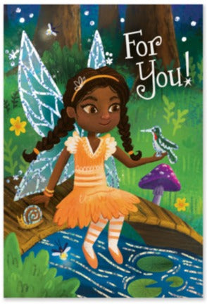 Greeting Card Enclosure - Fairy on a Bridge - Treasure Island Toys