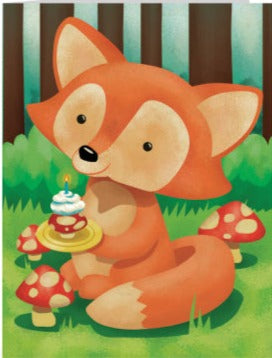 Greeting Card Enclosure -  Fox - Treasure Island Toys