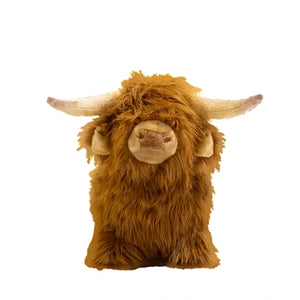 Wild & Soft Bouncy Highland Cow - Treasure Island Toys