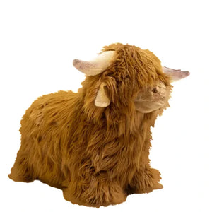 Wild & Soft Bouncy Highland Cow - Treasure Island Toys