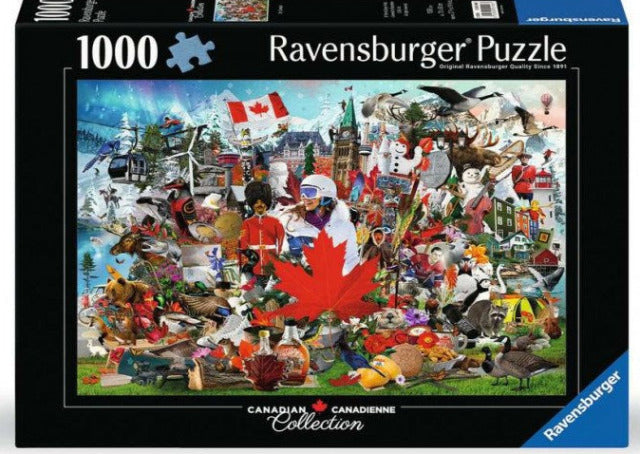 Ravensburger Puzzle Canadian Collection 1000 Piece, Oh, Canada! - Treasure Island Toys