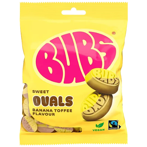 BUBS Sweet Ovals Banana Toffee - Treasure Island Toys