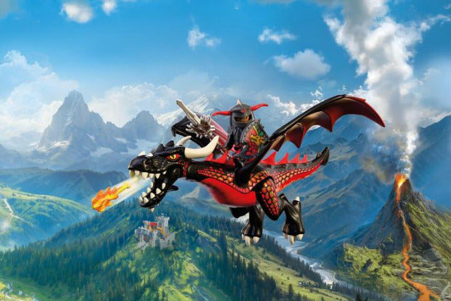 Playmobil Knights Black Dragon