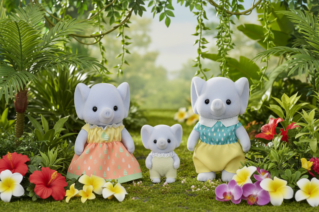 Calico Critters Family - Elephant - Treasure Island Toys