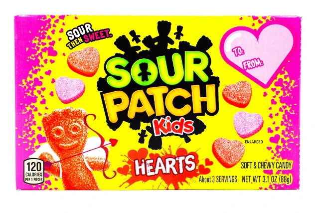 Sour Patch Kids Hearts Theatre Box