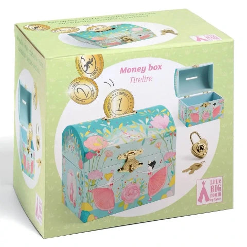 Djeco Money Box - Ballerina - Treasure Island Toys