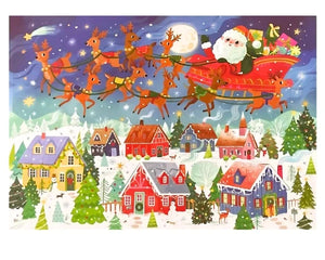 Crocodile Creek Puzzle Santa's Sleigh, 36 Piece - Treasure Island Toys