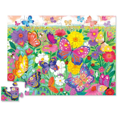 Crocodile Creek Puzzle Floor Butterfly, 36 Piece - Treasure Island Toys