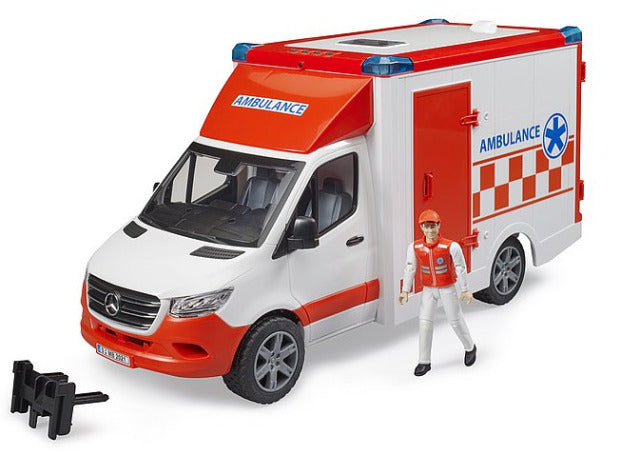 Bruder MB Sprinter Ambulance with Driver - Treasure Island Toys
