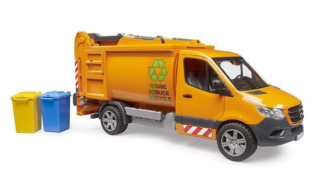 Bruder MB Sprinter Municipal Garbage Truck - Treasure Island Toys