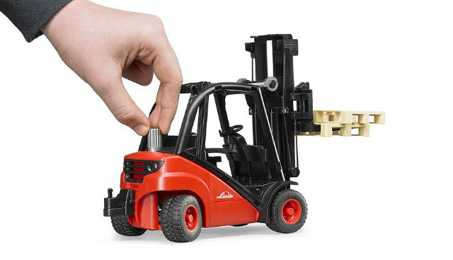 Bruder Linde H30D Fork Lift with Pallet - Treasure Island Toys