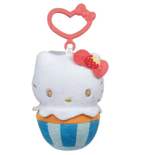 Hello Kitty Plush Clips Cupcake Themed - Treasure Island Toys