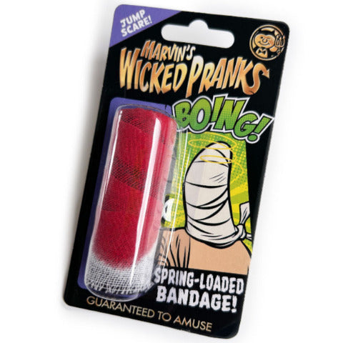 Marvin's Magic Wicked Pranks Spring-Loaded Bandage - Treasure Island Toys
