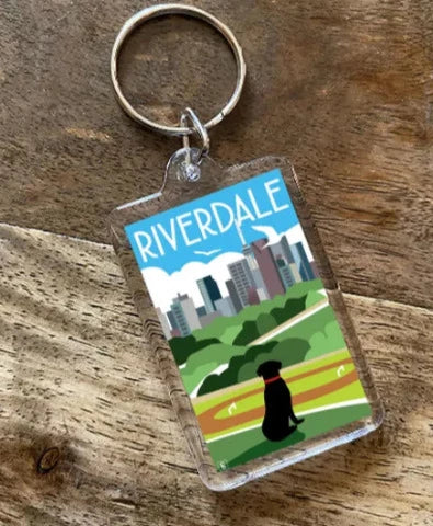 Locales Design Keychain - Riverdale - Treasure Island Toys