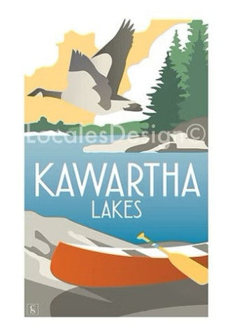 Locales Design Print - Kawartha Lakes - Treasure Island Toys
