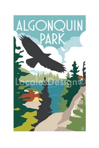 Locales Design Print - Algonquin Park - Treasure Island Toys